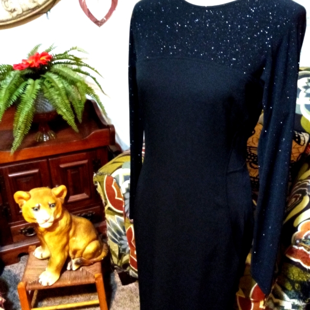 Donna Karan Woman's Black Dress